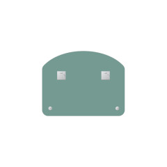 Зеркало настенное с полочкой Optima EVOFORM 70х55 см, BY 0518