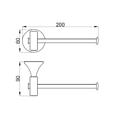 Держатель для туалетной бумаги Webert Opera OA500801010, золото