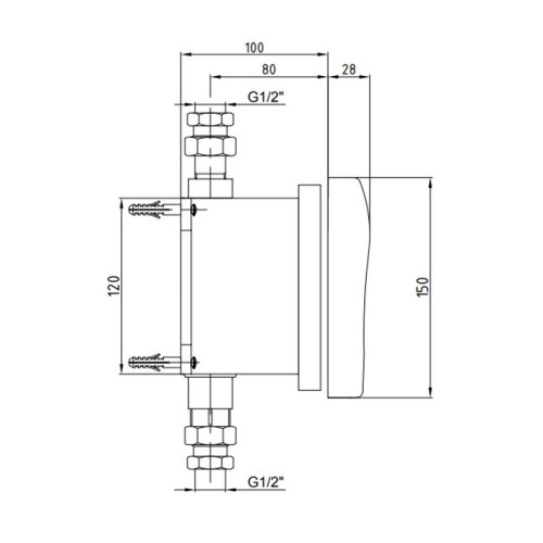 Смывное устройство для писсуара E.C.A. Photoscell 102111093