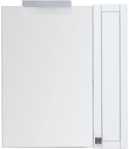 Зеркало-шкаф Aquanet Честер 75 белый/серебро