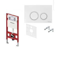 Рамная инсталляция TECE TeceSpring K955103 с белой клавишей S955103