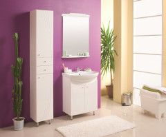 Зеркало AQUATON МИНИМА 65 с полкой, белое (1A000502MN010)