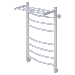 Полотенцесушитель водяной Comfysan Noumi W-8 80/40 с полкой, белый