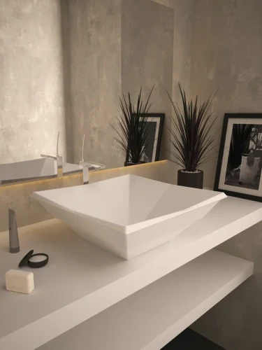 Раковина Bien KRISTAL на столешницу 410х410х145