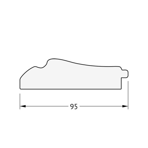 Зеркало настенное с фацетом EVOFORM в багетной раме травленое серебро,78х168 см, BY 1306