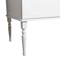 Зеркало Atoll Ренессанс (прямоугольник) белый матовый