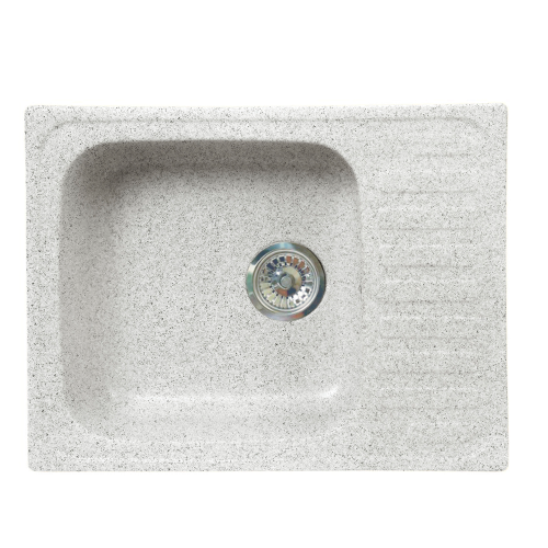 Кухонная мойка Formastone Fosto КМ 64-49, прямоугольная с крылом, цвет олово