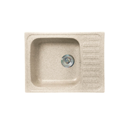 Кухонная мойка Formastone Fosto  КМ 64-49, прямоугольная с крылом,бискотти