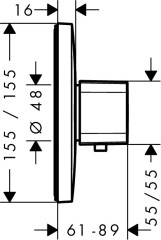 15706000 Ecostat E Термостат Ecostat E Highflow, СМ