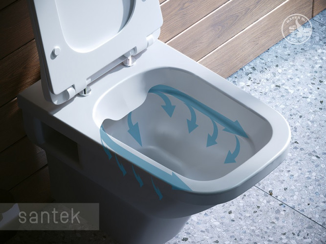 Унитаз подвесной Santek Лайн rimless