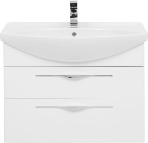 Тумба с раковиной Aquanet Ирвин 85 белый