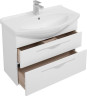 Тумба с раковиной Aquanet Ирвин 85 белый