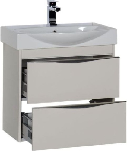 Тумба с раковиной Aquanet Франка 65 слоновая кость