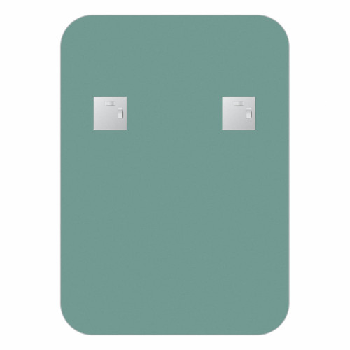 Зеркало настенное с полочкой (цвет: черный) Shadow EVOFORM 50x70 см, BY 0551