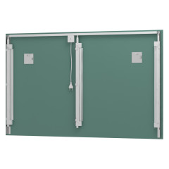 Зеркало настенное c 2-мя встроенными LUM-светильниками Lumline EVOFORM 130х75 см, BY 2022