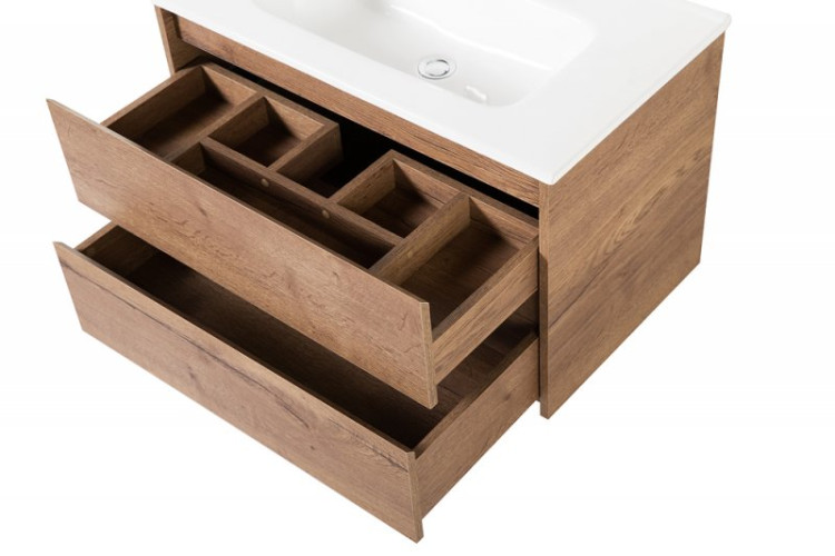 База под раковину подвесная BelBagno KRAFT-800-2C-SO-PP Pino Pasadena