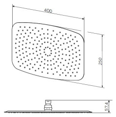 Верхний душ AM PM 40 F05S0005