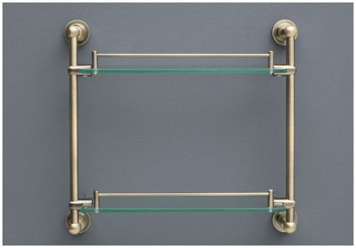 Полочка Aquanet 3852 (43 см, двойная)