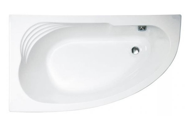 Ванна акриловая Roca MERIDA асимметричная 170х100 левосторонняя