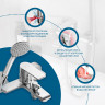 Смеситель Santek Арма для ванны-душа с акссессуарами, хром (WH5A10007C001)