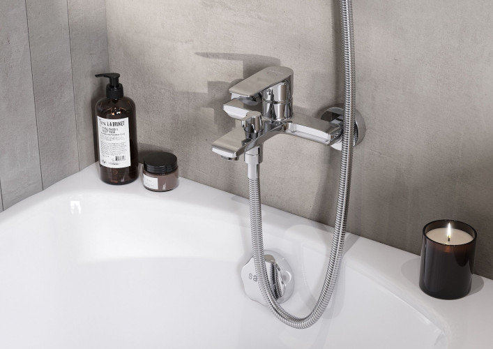 Смеситель Santek Арма для ванны-душа с акссессуарами, хром (WH5A10007C001)