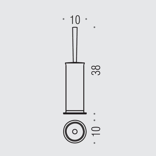Ершик для унитаза Colombo Design Link B2406.000