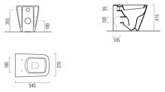 Унитаз GSI Sand 55 901411