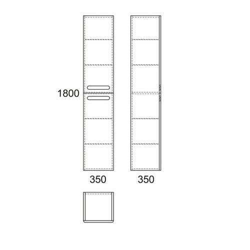 Шкаф-пенал Owl 1975 Otalia 35
