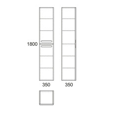 Шкаф-пенал Owl 1975 Otalia 35