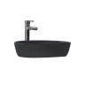 Раковина beWash Bogen на столешницу без отвертстия под смеситель цвет черный матовый размер 600 мм 88601070
