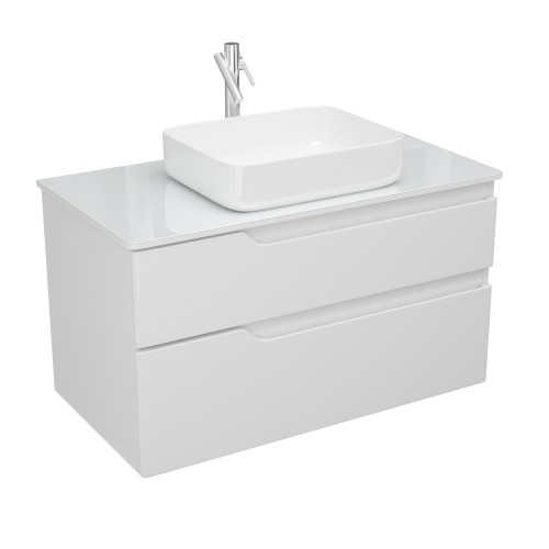 Тумба OWL 1975 Hella Cristal 100, белый лак