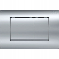 Кнопка смыва Geberit Delta 24.6х2.3х16.4 для инсталляции, пластик, цвет Хром (115.137.21.1)