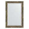 Зеркало настенное с фацетом EVOFORM в багетной раме старое дерево с плетением, 63х93 см, BY 3434