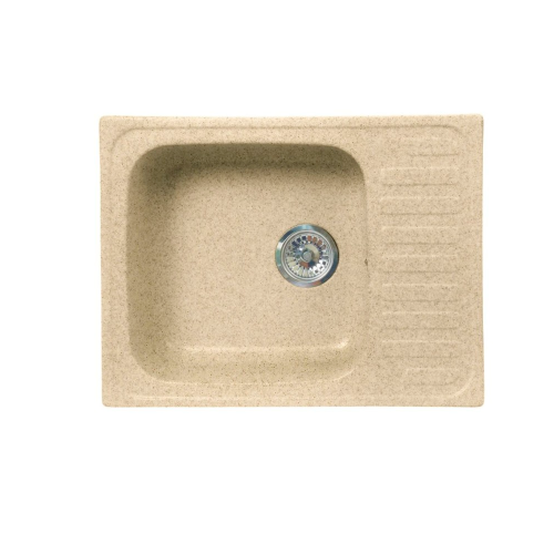 Кухонная мойка Formastone Fosto  КМ 64-49, прямоугольная с крылом, антика