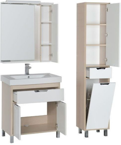 Мебель для ванной Aquanet Гретта 75 светлый дуб