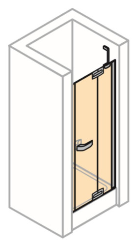 Дверь в нишу Huppe Berlin 115 R BT0039.C91.322