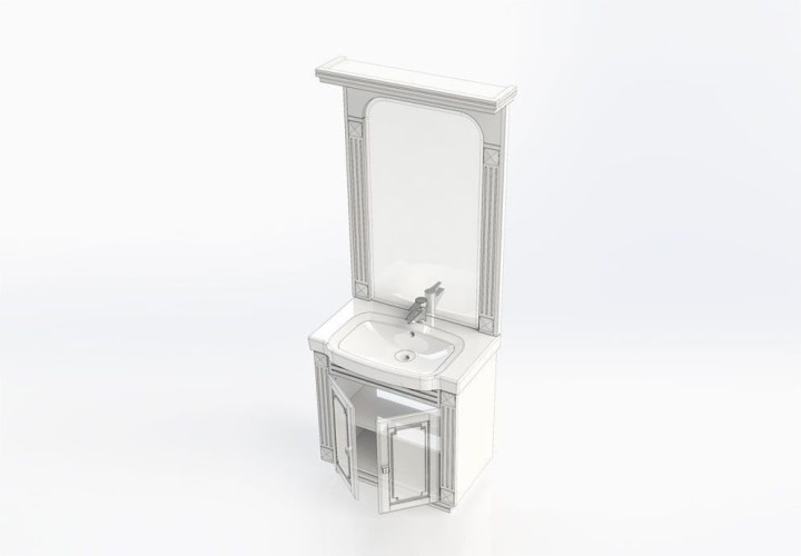 Мебель для ванной Aquanet Фредерика 80 белый