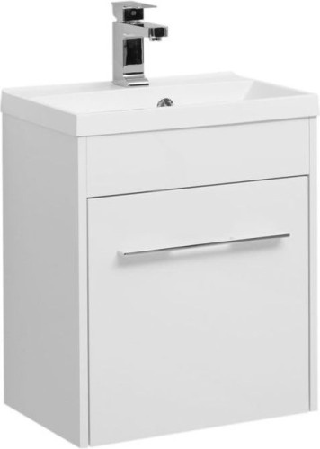 Тумба с раковиной Aquanet Августа 50 белый