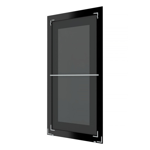 Зеркало напольное с гравировкой  EVOFORM  в багетной раме состаренное золото с плетением, 108х198 см, BY 6341