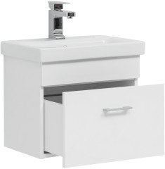 Тумба с раковиной Aquanet Нота 50 (Moduo Slim) белый