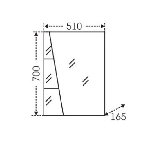 Зеркало СанТа Акцент 50