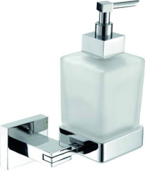 Sanibano Celeste, настенный стеклянный дозатор, цвет хром