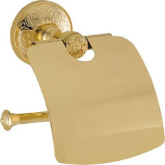 Sanibano Nilo, бумагодержатель с крышкой, цвет золото