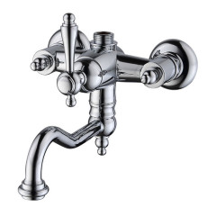 FONTE смеситель для ванной со штуцером 3/4 (хром) Caprigo 12-519-crm