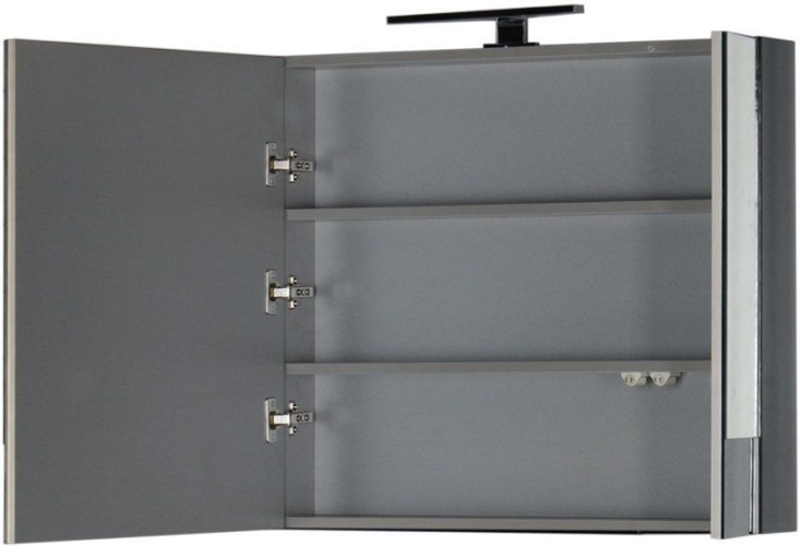 Зеркало-шкаф Aquanet Верона 75 черный