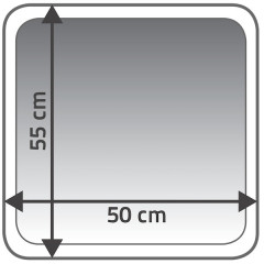 Коврик для ванной комнаты Ridder Tokio 50x55