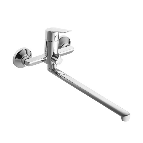 Смеситель Santek Венга для ванны, длинный излив, с аксессуарами, хром (WH5A12003C001)