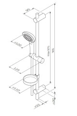 Душевой гарнитур AM PM Spirit V2.0 F0170A000