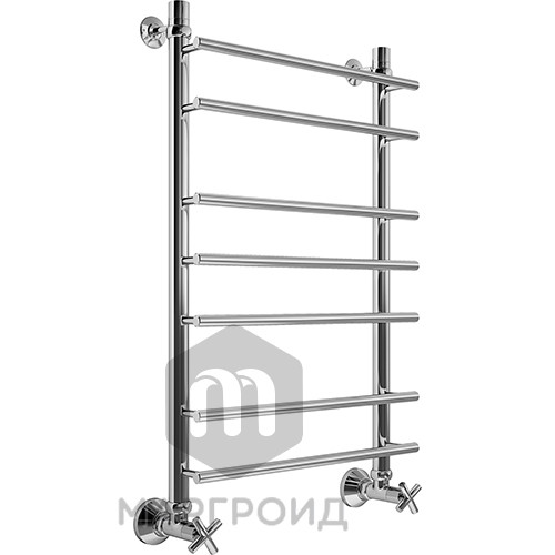 Полотенцесушитель водяной Маргроид Вид 61 форма лесенка 80х55, цвет Хром (B61 80*50*55)