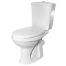 Унитаз-компакт Элисса Оптима Стандарт, с сиденьем, белый (43901130302)